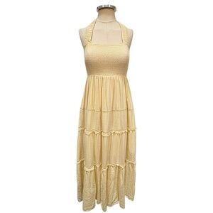 Harni Rumi Sleeveless Tiered Maxi Dress Size 8